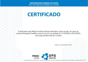 Certificado - Hellen Caroline Salvato - PLATEIA